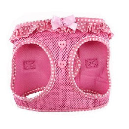 American River Choke Free Dog Harness - Pink Polka Dots