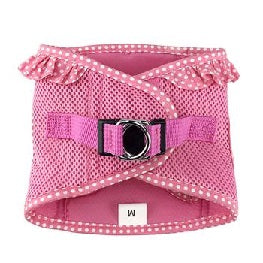 American River Choke Free Dog Harness - Pink Polka Dots